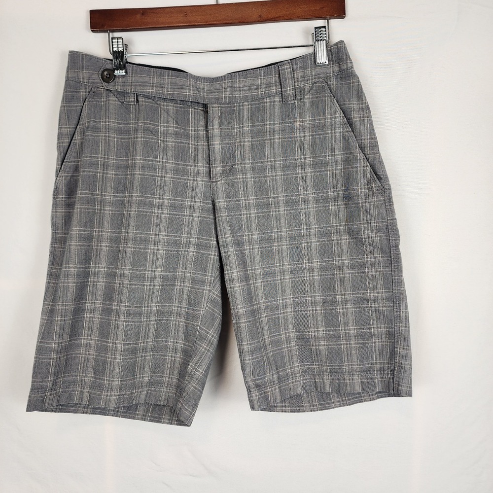 North Face Mendocino Plaid Gorpcore Hiking Casual Shorts Women's Size‎ 10
